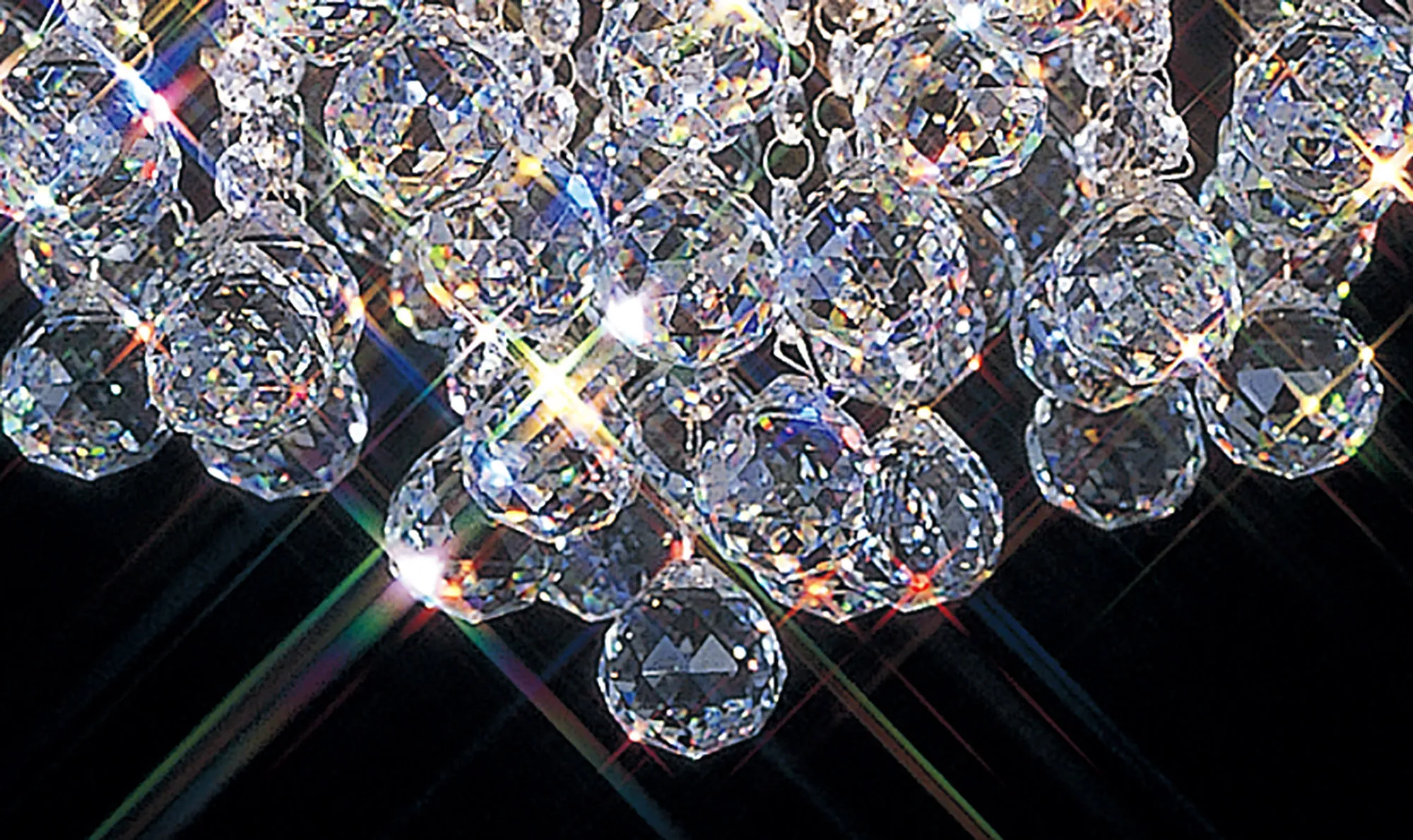 Bask Crystal Chandelier 4 Light Polished Chrome IL30016  Diyas Bask